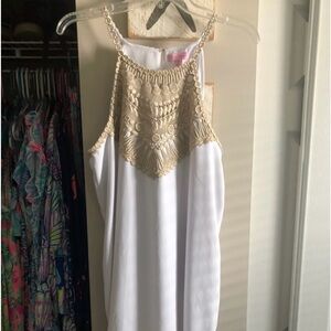 Lilly resort white pearl shift